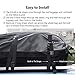 Moroly Car Top Carrier Waterproof Rooftop Cargo Carrier Bag Includes Heavy Duty Straps for Vehicle Car Truck SUV Vans,Travel Cargo Bag Box Storage Luggage (20 Cubic Feet(51'' x 40'' x 17'')- Upgrade)
