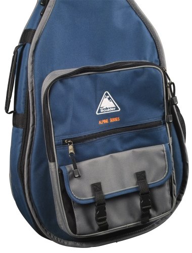 Boulder CB-361BL Alpine Deluxe Tenor/Baby Blueridge Guitar Gig Bag - Navy Blue