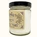 Krampus - Pine Candle w/Apple, Winter Florals - Unique Christmas German Folklore Gift 12 oz