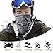 AXBXCX Neck Warmer Gaiter Balaclava - Windproof Ski Mask - Cold Weather Face Motorcycle Mask Cycling Skull Cap Thermal Scarf for Running Snowboarding Fishing Hunting Cationic gray + blue