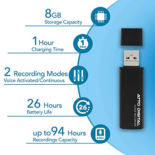 1 Slim+Voice+Activated+Recorder+Capacity