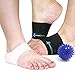 Plantar Fasciitis TOP Quality Copper Compression Arch Support Sleeves **Guaranteed Highest Copper Content** 2 Arch Sleeves, 2 Gel Heel Sleeves, Massage Ball, 5pc Set