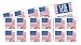 USPS Us-Flag-Forever-Stamps-40 US Flag Forever Stamps - 40 Stamps (Two Books of 20) Packaging May Vary, Blue Red White