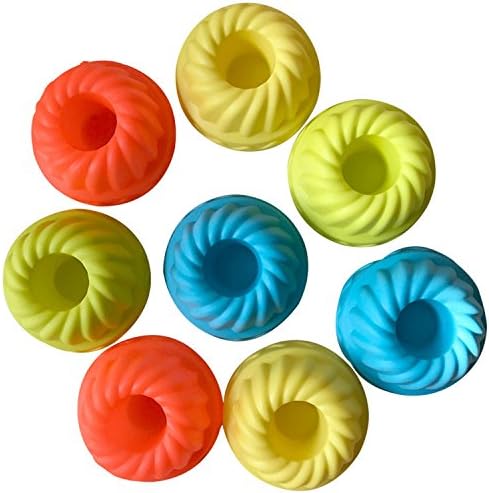 10-pack Bundt Pan, Silicone Muffin Pan Freezer Safe &pastry Tools Pan Shaped Cake Bread Pastry Mold Tray Baking Mould