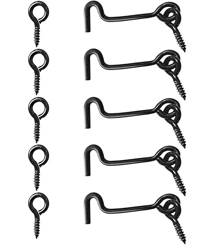 Uxcell Gancho Giratorio De Puerta De Puerta De 2 Pulgadas, Para Puerta De Ventana De Madera Con Tornillos De Montaje, 4 Unidades | Compra Online En Yaxa