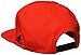 NBA Chicago Bulls Men's Tail Sweep Flat Brim Snapback Hat, Red, One Size