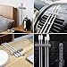 SOULWIT Cable Holder Clips, 3-Pack Cable Management Cord Organizer Clips Silicone Self Adhesive for Desktop USB Charging Cable Nightstand Power Cord Mouse Cable Wire PC Office Home
