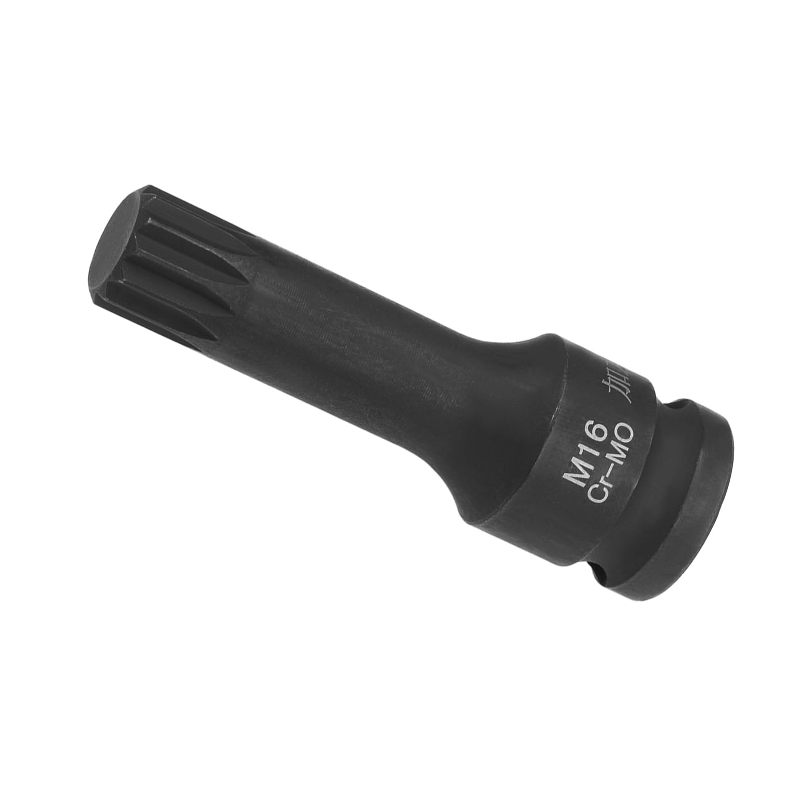 CoCud Impact Triple Square Spline Bit Socket, M16 Bit 1/2" Drive, Metric Lengthen Screwdriver Socket Adapter - (Applications: for Torque Wrench)