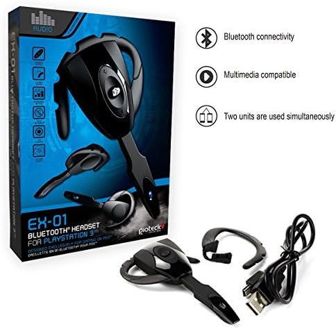 DLciwi Bluetooth Headset Earphones Hands Free Wireless Earpiece with Noise Cancelling Mic 8 Hour Battery for iPhone/Samsung Android and Other Smartphones Business Driving Sports(Black)