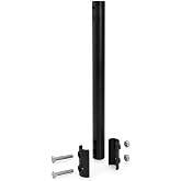 Extension Pole for IMBESEL 1.25" J-Pole Mounts, 1.25 x 16.5 in Hardware Kit | Fits IMBESEL 1.25" J-Pole Mounts, Adds 16.5" Height, Coupling Hardware Included, Powder-Coated, Corrosion-Resistant