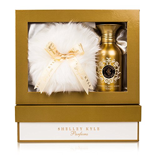 Shelley Kyle McClendon Shimmer Body Powder Talc Free with Baby Puff 100g