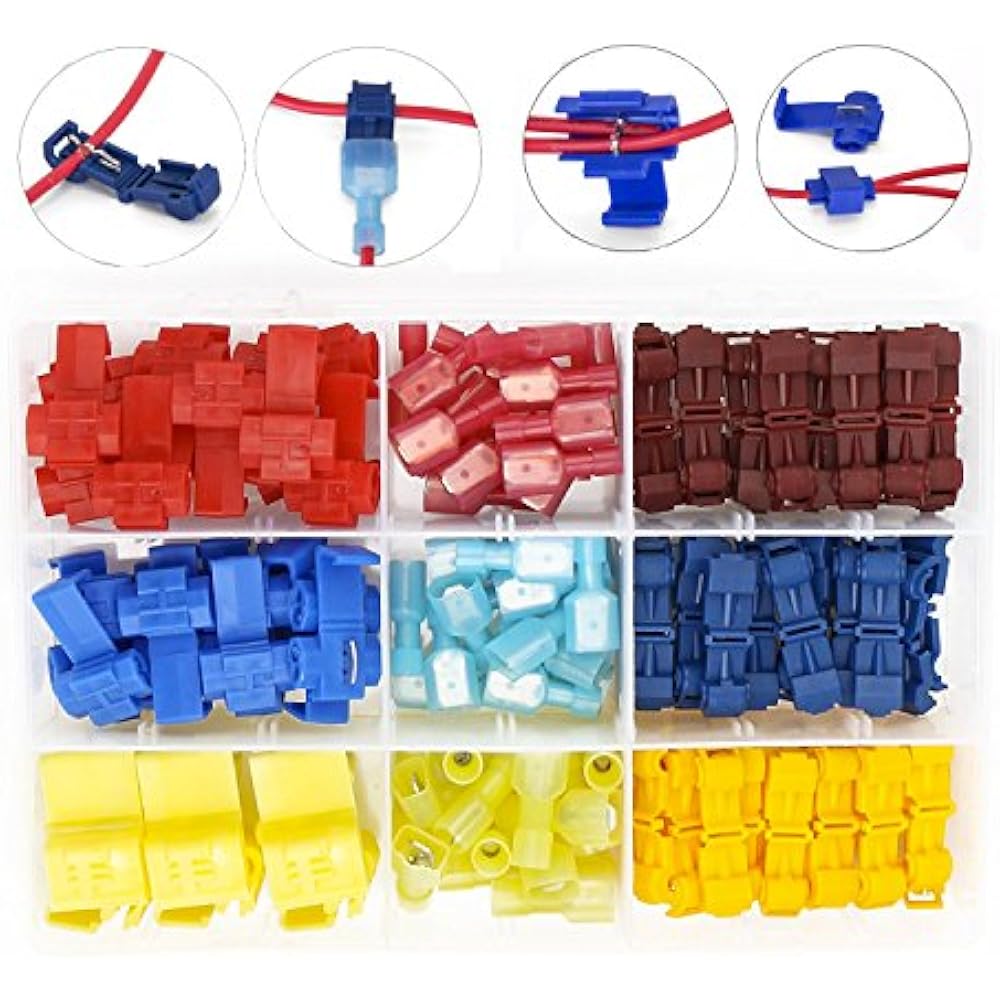 Quick Splice Solderless Terminals And TTap Electrical Connector