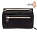 Mundi Womens My Big Fat Safe Keeper RFID Clutch Wallet w/Calculator (Black w/Gold Accents)