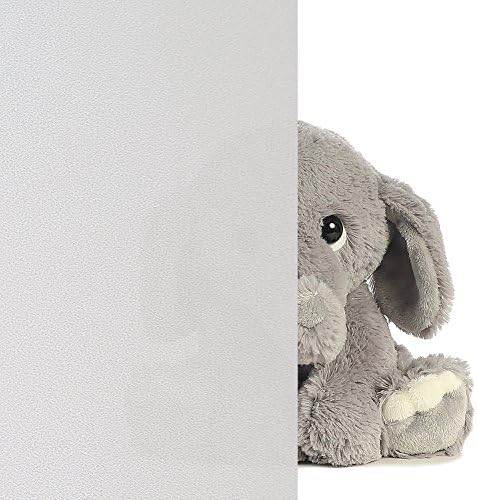 Amposei Static Cling Privacy Window Film Pure White For Kitchen Bathroom 17.7 x 78.7 inch