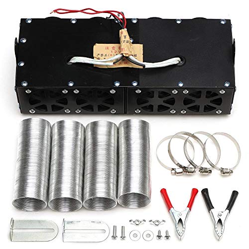 Kinbelle Car Truck Fan Heater Windscreen Demister Defroster Defogger Heating Warmer Windscreen Compact Air Heater 12V 800W