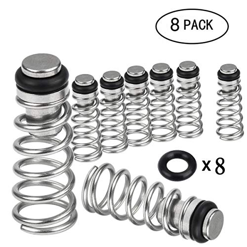 8 PCS Poppet Valve Universal Poppet Valve Keg Poppet Valve Ball Lock Poppet Valve Pin Lock Poppet for Homebrewing (8 PCS)
