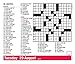 Mensa 10-Minute Crossword Puzzles Page-A-Day Calendar 2017