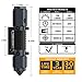 INGEAR autoXscape Vehicle-mounted Lifesaving Flashlight with Escape Window Breaker, Rescue Seatbelt Cutter, and Survival SOS Mode, Vehicle Mount and 3X AAA Batteries Included, Grey/Black