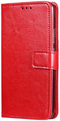 Lenovo Phab 2 Case, Flip Leather Case With Card Holder, Built-in Stand, Shockproof, Full Body Protection for Lenovo Phab 2 PB2-650N 6.4 Inch By taoyunxi (Red)