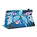 Dteck Case for Samsung Galaxy Tab A 10.1 SM-T580 (2016 Model), Slim Lightweight Stand Smart Case Cover with Auto Sleep/Wake Function for Samsung Tab A 10.1 (NO S Pen Version), Pink Flower&Butterfly