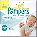 Pampers Baby Wipes Tub, Sensitive - 64 Wipes/Tub (1Tub/3Refills/256 Count, Sensitive)
