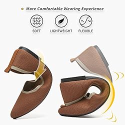 BABUDOG Womens Memory Foam Flats Shoes,Breathable