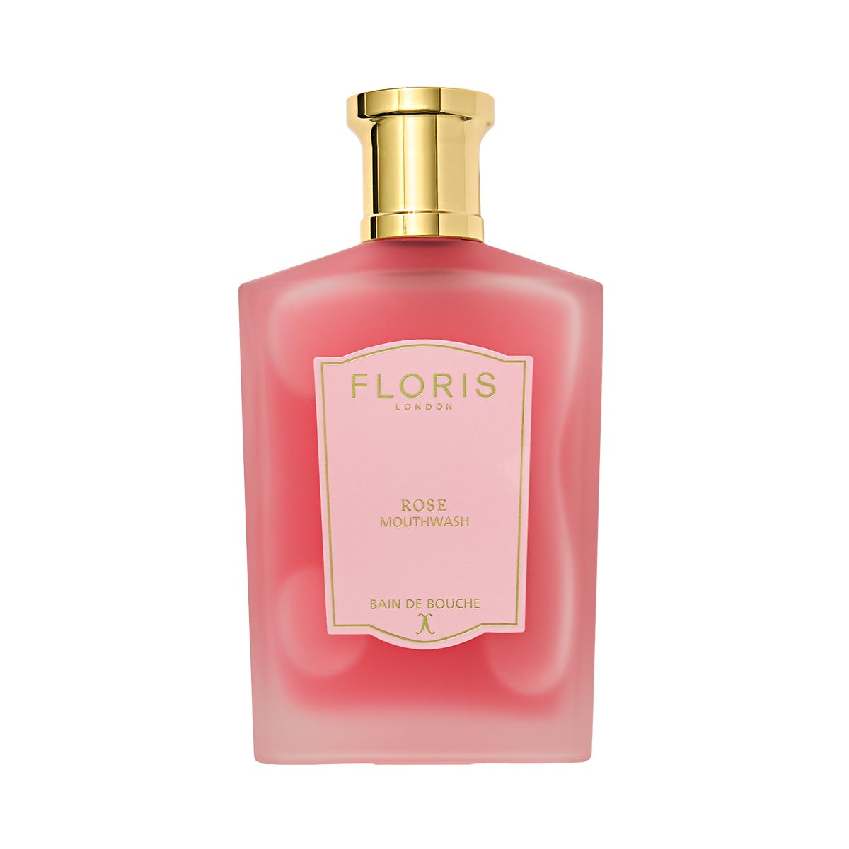 Floris London Rose Concentrated Mouthwash (100 ml) | Alternative to Traditional Mint Mouthwashes | Subtle Floral Flavour | Leaves Breath Delicately Scented | Luxury Elegant Bottle | Great Gift Idea