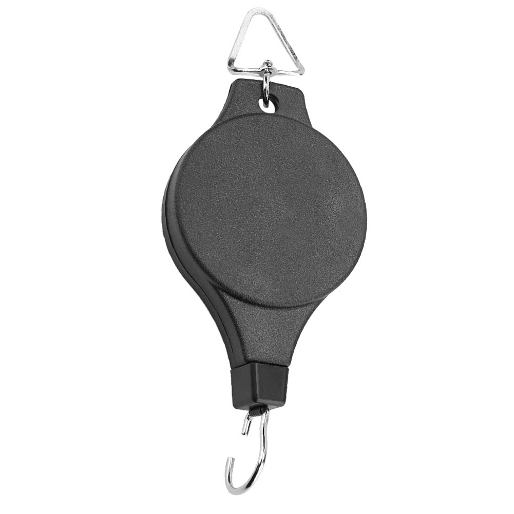 Wifehelper Adjustable Telescopic Retractable Pulley Pull Down Hanger for Potted Plants and Birds Feeder