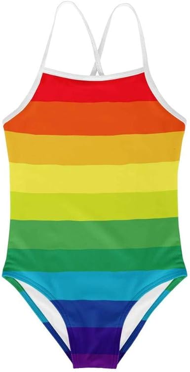 baby rainbow swimsuit