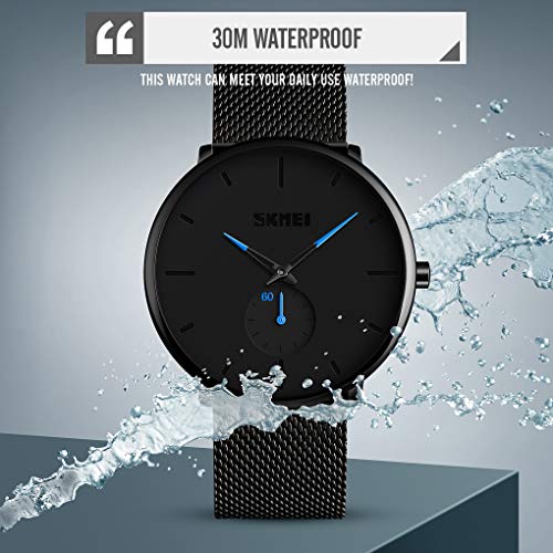 ultra thin waterproof watch