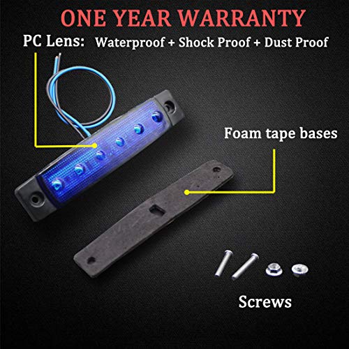 Botepon 8Pcs Led Rock Lights, Strip Lights, Wheel Well Lights, Led