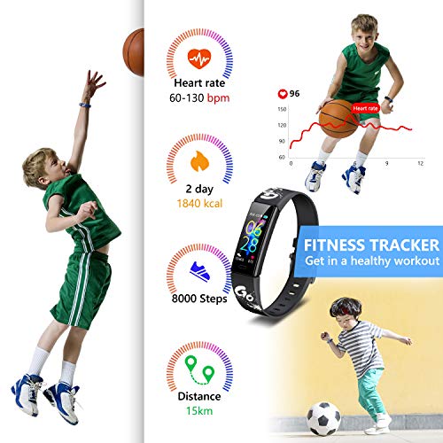 Mgaolo Slim Fitness Tracker for Kids Women,IP68 Waterproof Activity