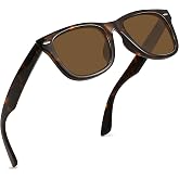 MEETSUN Polarized Sunglasses for Women, Classic Retro Square UV400 | Clear Vision and Glare Reduction for Driving, Travel, Sightseeing, Beach Vacations and Comfortable Everyday Outdoor Wear