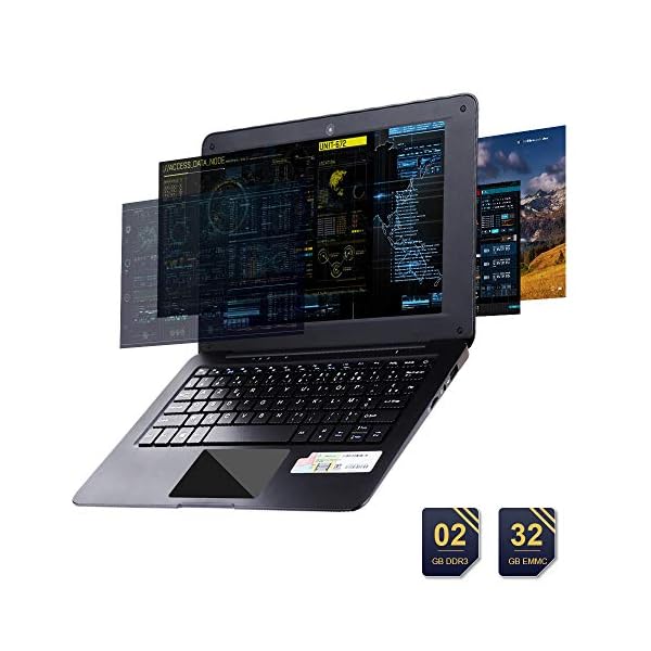 G-Anica® 10.1 Inch Windows 10 Laptop Quad Core Notebook Slim and Lightweight Mini Netbook Computer with Netflix Youtube…