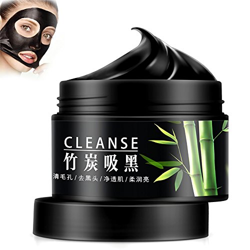 OR Pure Blackhead Remover Bamboo Charcoal Deep Clean Blackhead Acne Treatment Black Mud Face Mask (Bamboo Mask)