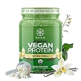 GAIAM Organic Vegan Pea Protein Isolate Powder