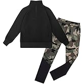 GRACE KARIN Girls Fall Outfit Teen 2 Piece Sweatshirt Sweatpant Back To School Tracksuit Fashion Cute Clothes Size 6-12