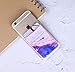 2Pack Phone Card Holder Stretchy Lycra Stick on Wallet Double Pocket Credit Card ID Case Pouch Sleeve Self Adhesive Sticker for Back of iPhone Android Smartphone (Sand Marble Purple Double Pocket)