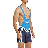 Gymskop Men's Wrestling Singlets Athletic Supporters Slim Fit Sport Bodysuit Sleeveless Active Wrestling Leotard Jumpsuits