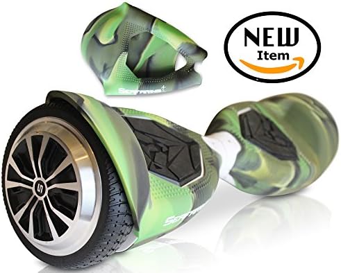 Silicone Case for SWAGTRON T5 Electric Self Balancing Scooter Full-Body Protector Cover Skin for T5 Hover Board (Scooter not included) (Camo Green)