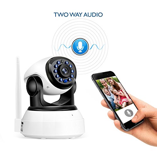 Dollermy-Monitor-Camera720P-HD-Home-WiFi-Wireless-Security-Surveillance-Camera-with-Motion-Detection-PanTilt-2-Way-Audio-and-Night-Vision-Baby-Monitor