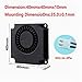 GDSTIME 4010 12V Blower Fan 40mm x 10mm 3D Printer Fan Turbo Cooling Fan