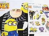 Despicable ME 3 2018 Wall Calendar and Stickers By Sandylion 3-D Bundle