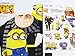 Despicable ME 3 2018 Wall Calendar and Stickers By Sandylion 3-D Bundle
