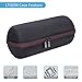 LTGEM Travel Protective Case for Bose SoundLink Revolve+ or Revolve+ (Series II) Portable & Long-Lasting Bluetooth 360 Speaker (Fits Charging Cradle, AC Adaptor and USB Cable) (Black)
