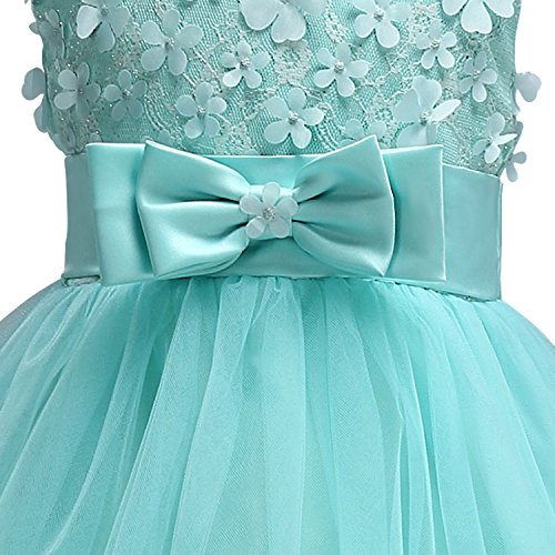 Acecharming Girls Ball Gown Dress, Wedding Bridesmaid Pageant Party Dance Maxi Prom Dress(2-10 Years Old) - Thumbnail 3