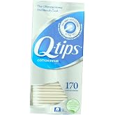 Q-Tips Cotton Swabs 170 Count, Pack of 4