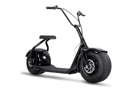 E-Scooter Chopper N1, 2000 Watt E-Motor, 45 km/h, Elektroroller, E-Roller, E-Tretroller,Elektro-Roller, Produktvideo, Schwarz