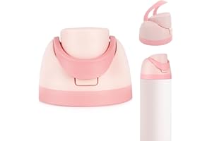 GOWEGO Replacement Lid for Owala Freesip, Compatible with Owala 16 oz, 24 oz, 32 oz, 40 oz Cups, One-Button Leak-Proof Water Bottle Top Lid, BPA-Free Lid Replacement Accessories