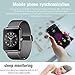 Smart Watch Upgrated Bluetooth Smartwatch with Camera Touchscreen,Smart Watches Unlocked Cell Phones with SIM Card Slot, Sport Wrist Watches for iPhone/Android/ iOS